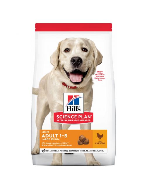 Hill's Canine Adult Light Large Breed Kip - Hondenvoer
