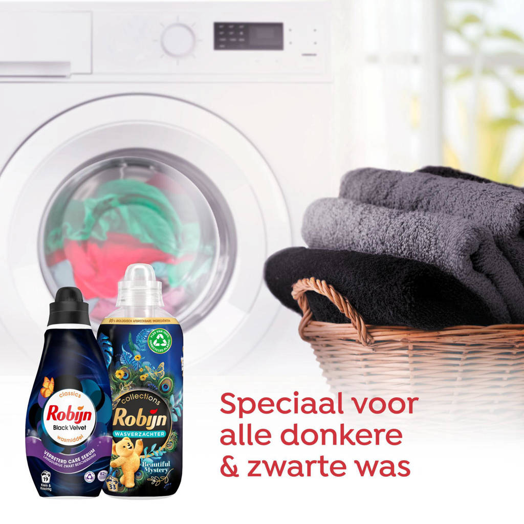 wasmiddel en wasverzachter pakket - Black Velvet + Beautiful Mystery - set van 5 - 60 wasbeurten