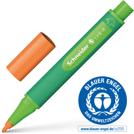 Schneider Link-It Faserschreiber - tango-orange - 1 mm