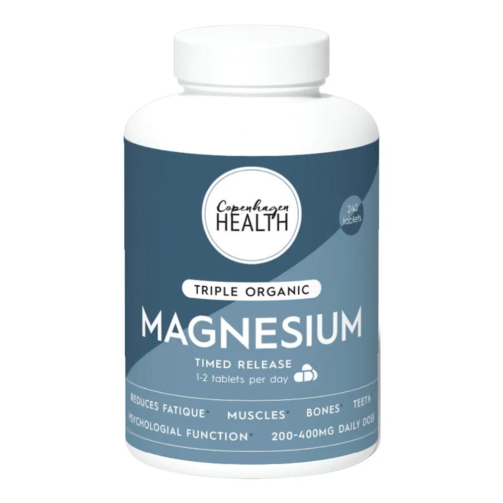 Copenhagen Health Triple Organic Magnesium - 240 tabl.