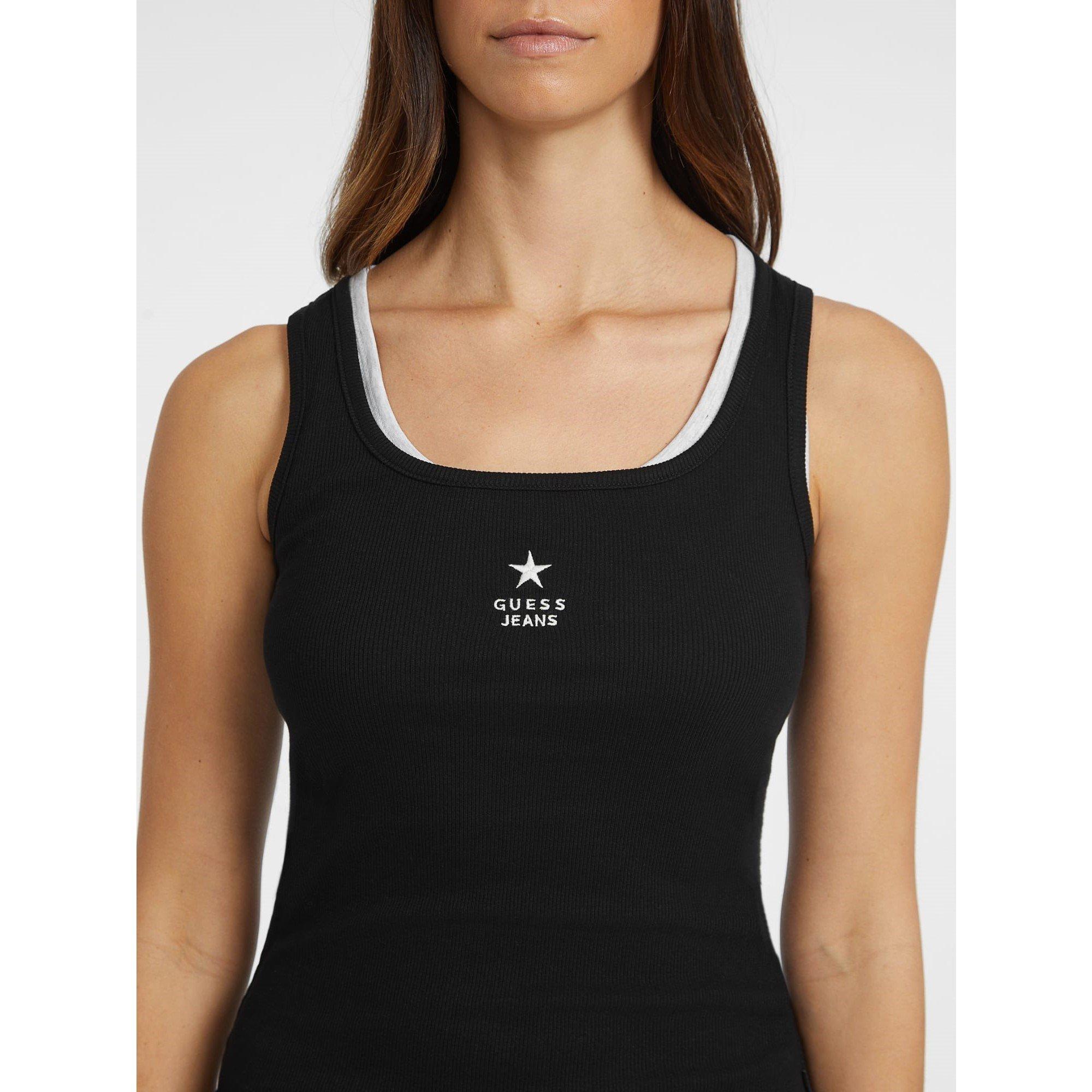 Guess Embroidered Star Tank Top