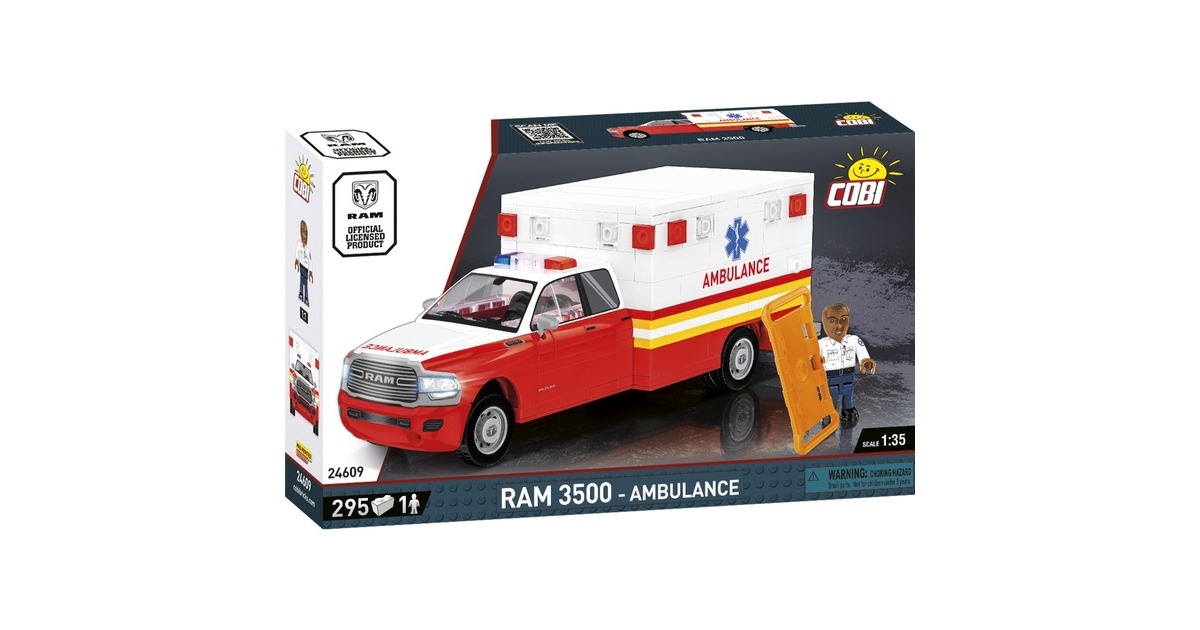 COBIRAM 3500 - Ambulance Constructiespeelgoed  (Schaal 1:35)