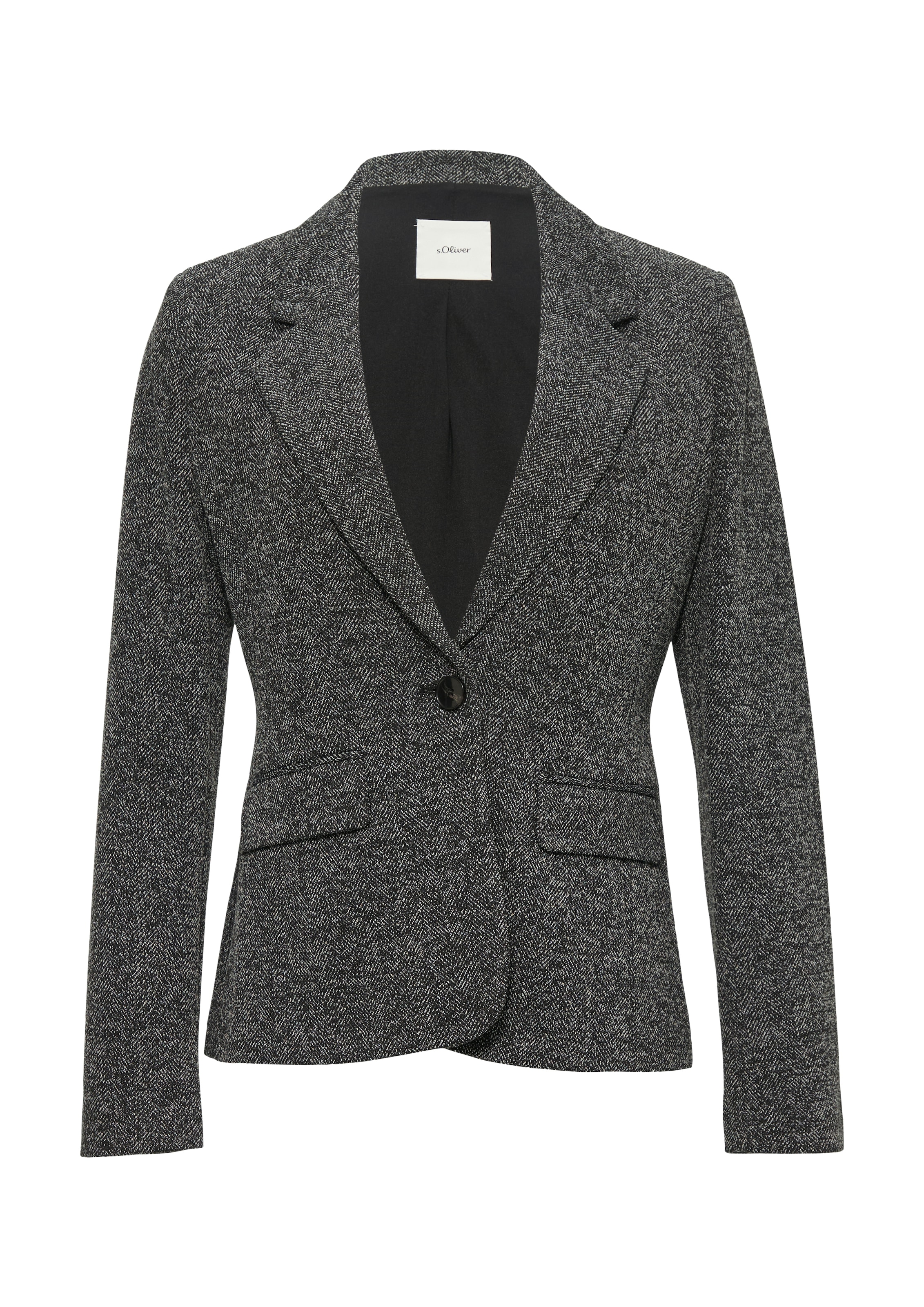 s.Oliver BLACK LABEL Kurzblazer , mit Stretch und 1-Knopf-Verschluss