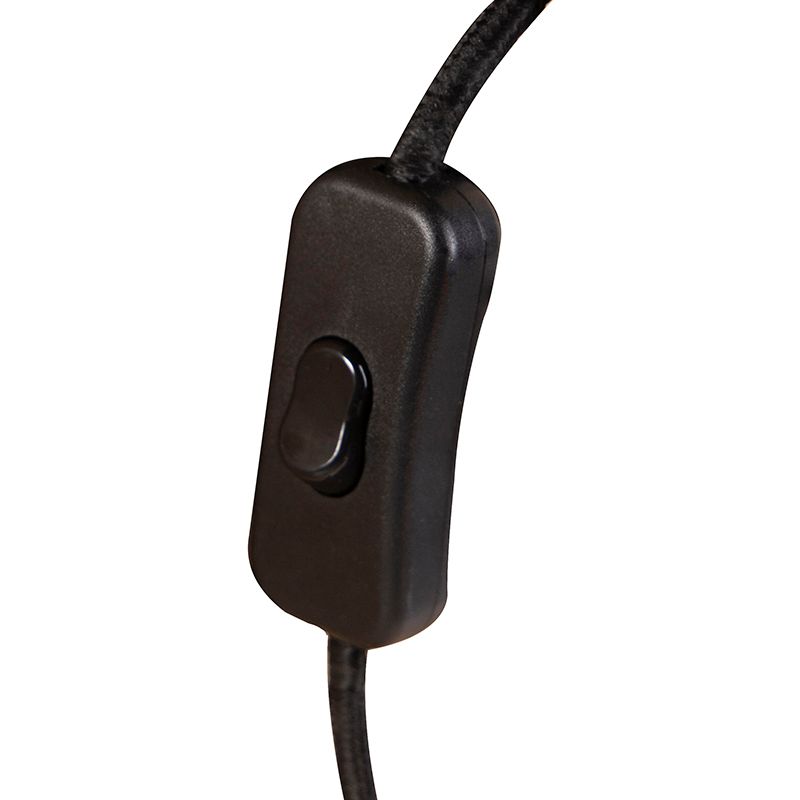 Retro wandlamp goud/messing met kap - Demi