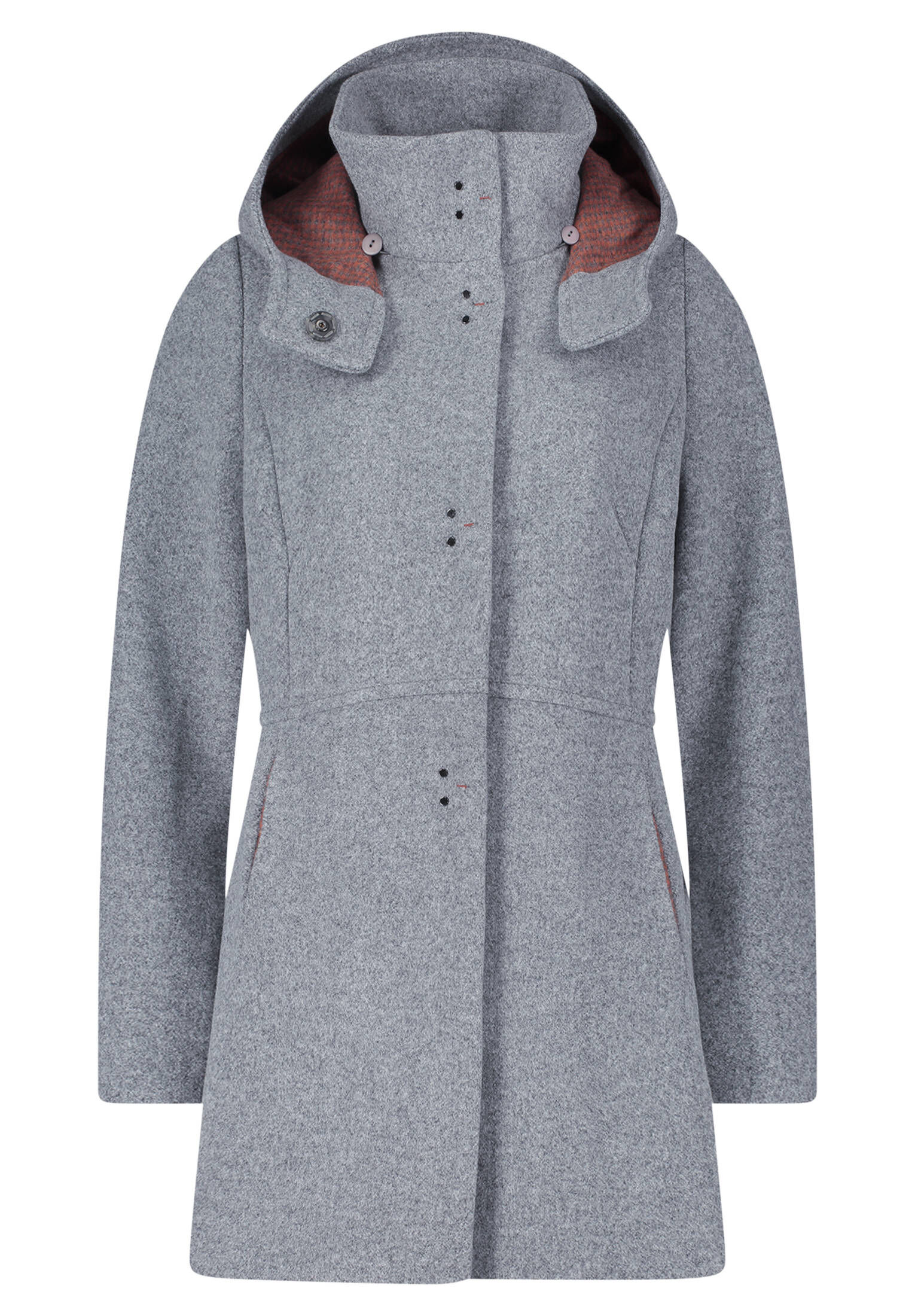 Amber & June| Damen Winterjacke mit abnehmbarer Kapuze