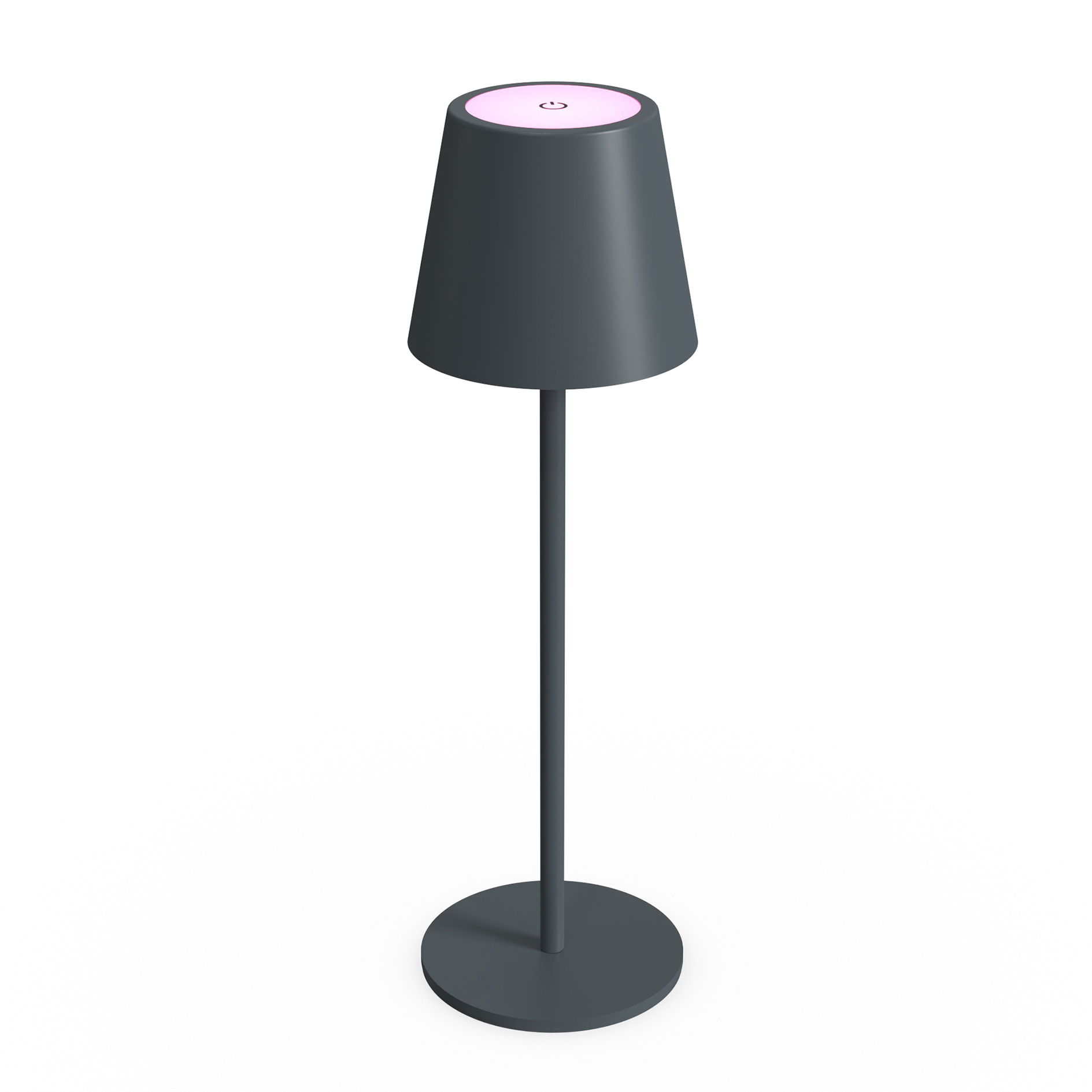 LED-RGB-Tischleuchte - anthrazit - Touchdimmer