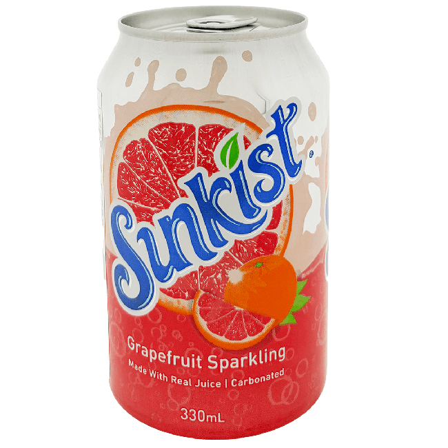 Sunkist Grapefruit Sprankelend Frisdrank 330ml