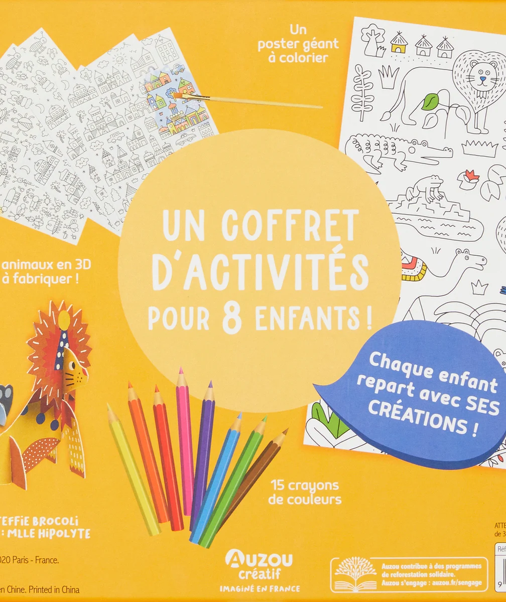 AUZOUMON COFFRET D'ANNIVERSAIRE - JE FÊTE MES 4 ANS !
