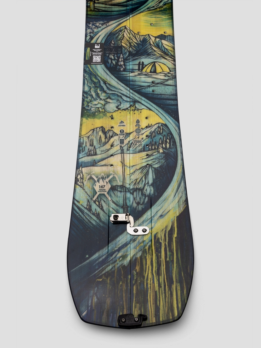 Jones Snowboards Youth Solution 2024 Kids Snowboard black