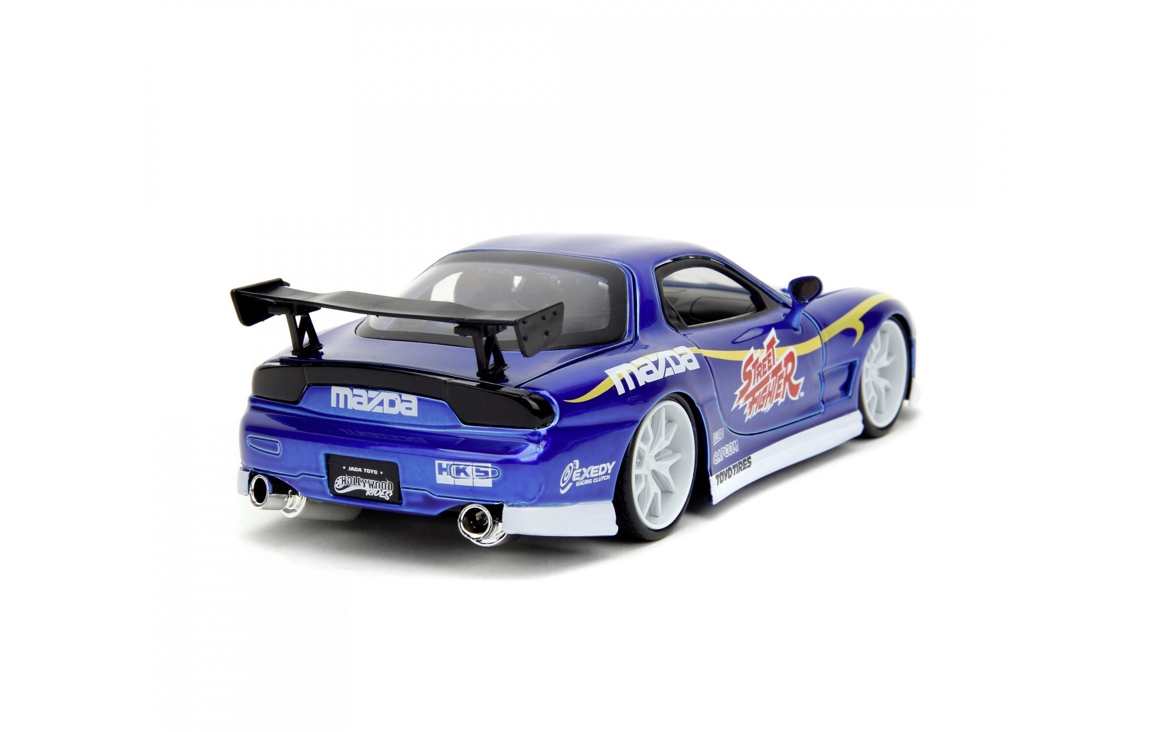 Mazda RX7 FD Street Fighter 1:241993 Mazda RX7 Modellauto mit Chun-Li Figur