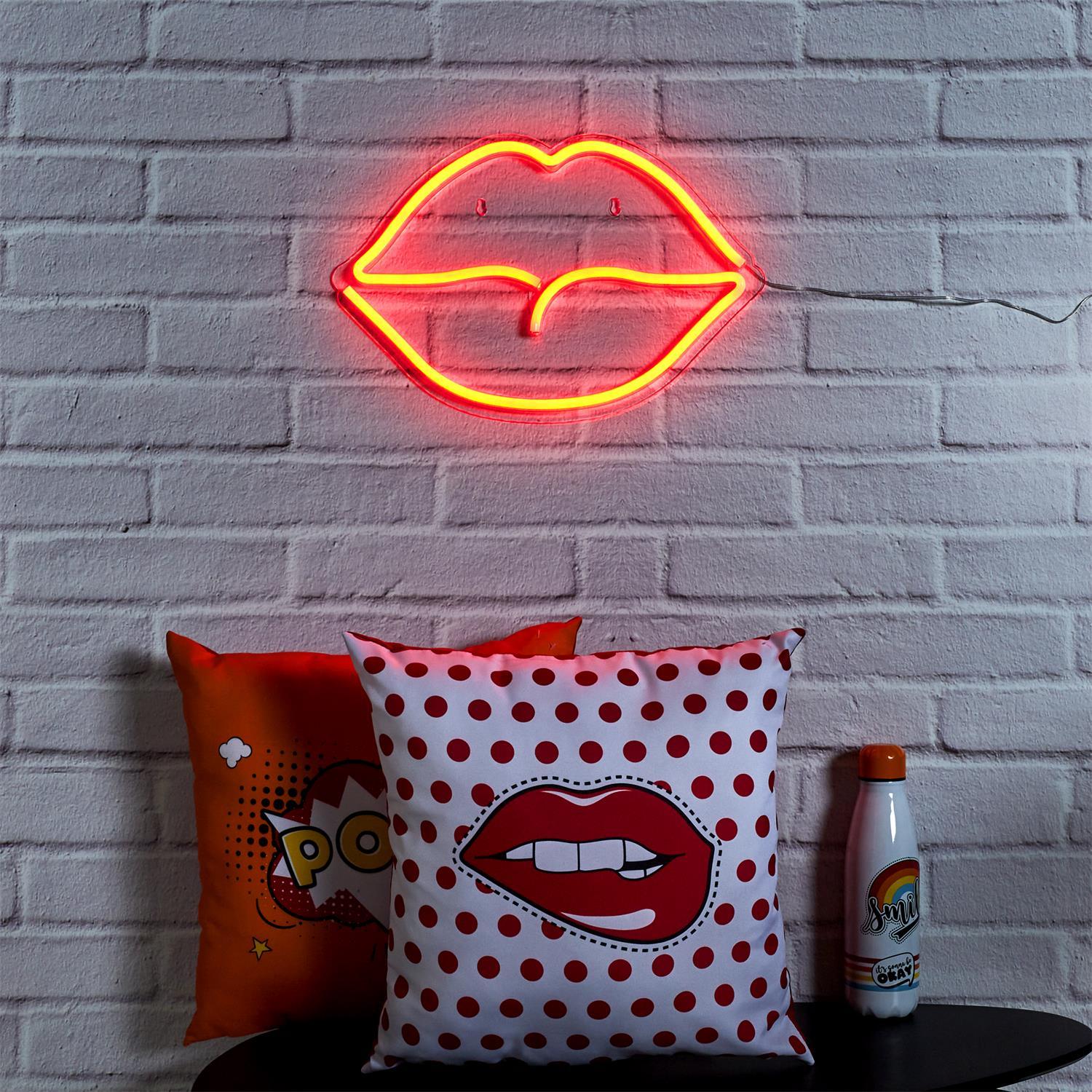 LAMPE LED EFFET NEON BOUCHE USB