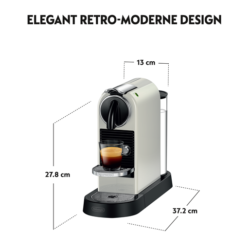 Nespresso Citiz Kaffemaskine, Hvid