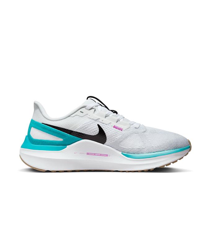 Nike Structure 25 Womens Road WHITE-SATURN-GOLD-SAIL-DUSTY-C