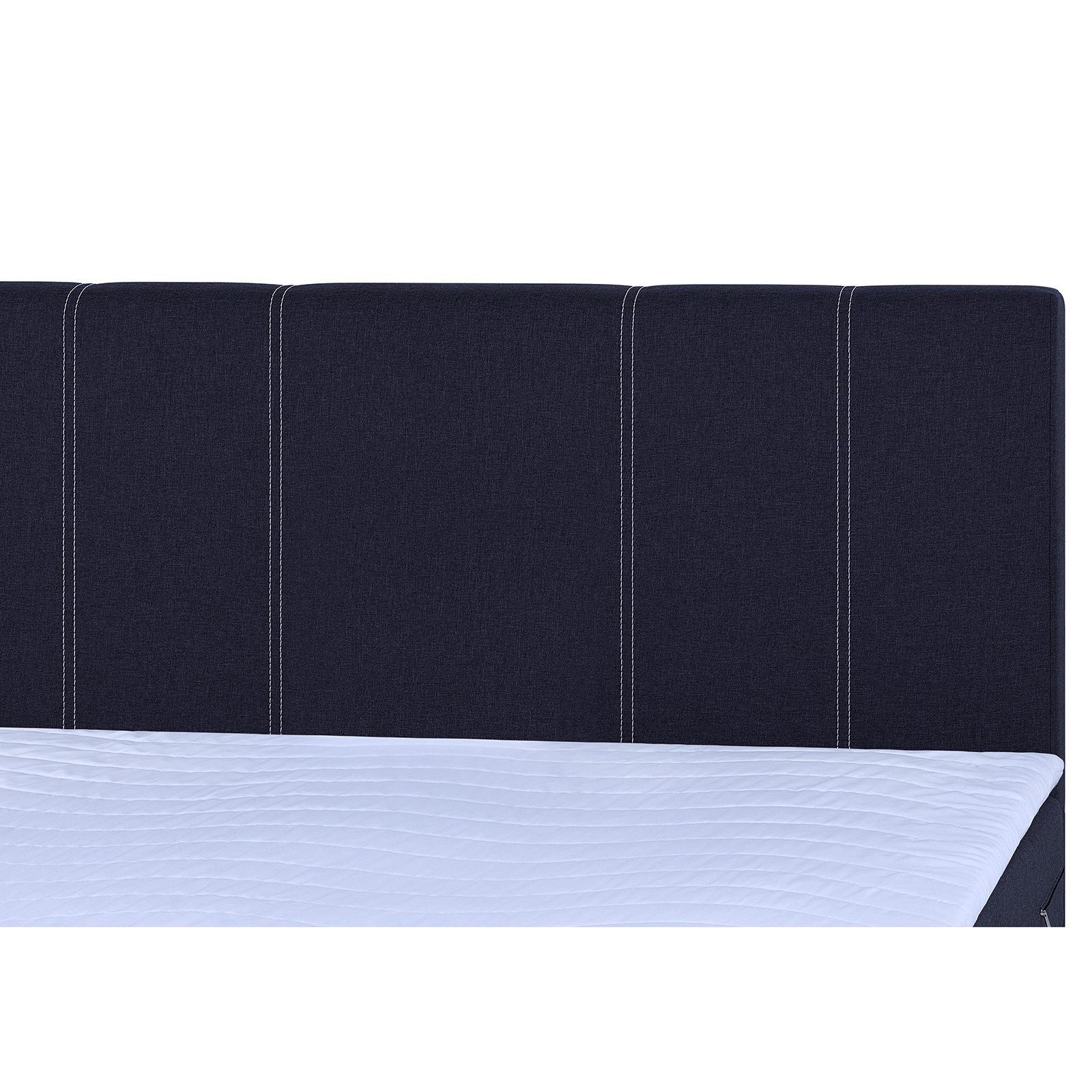 Boxspringbett - grau - H3 - Bonell-Federkern - 140x200 cm