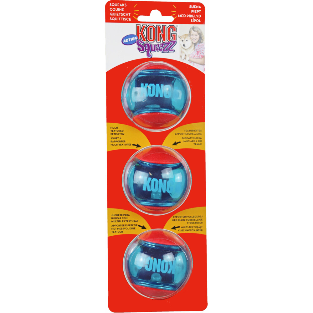 Kong Squeezzz Action M3 stuks