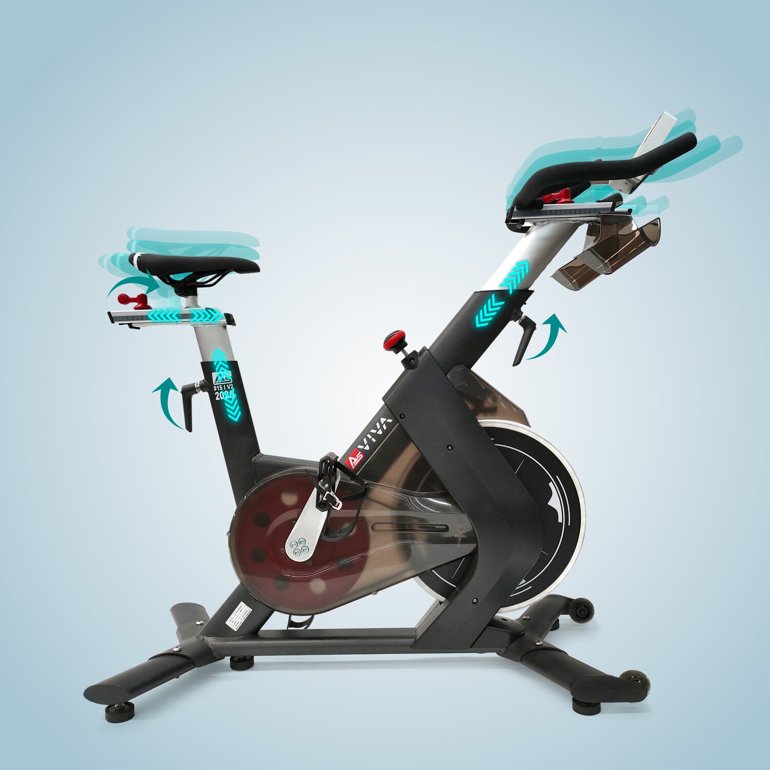 AsVIVA Indoor Cycle Speedbike S15 Bluetooth