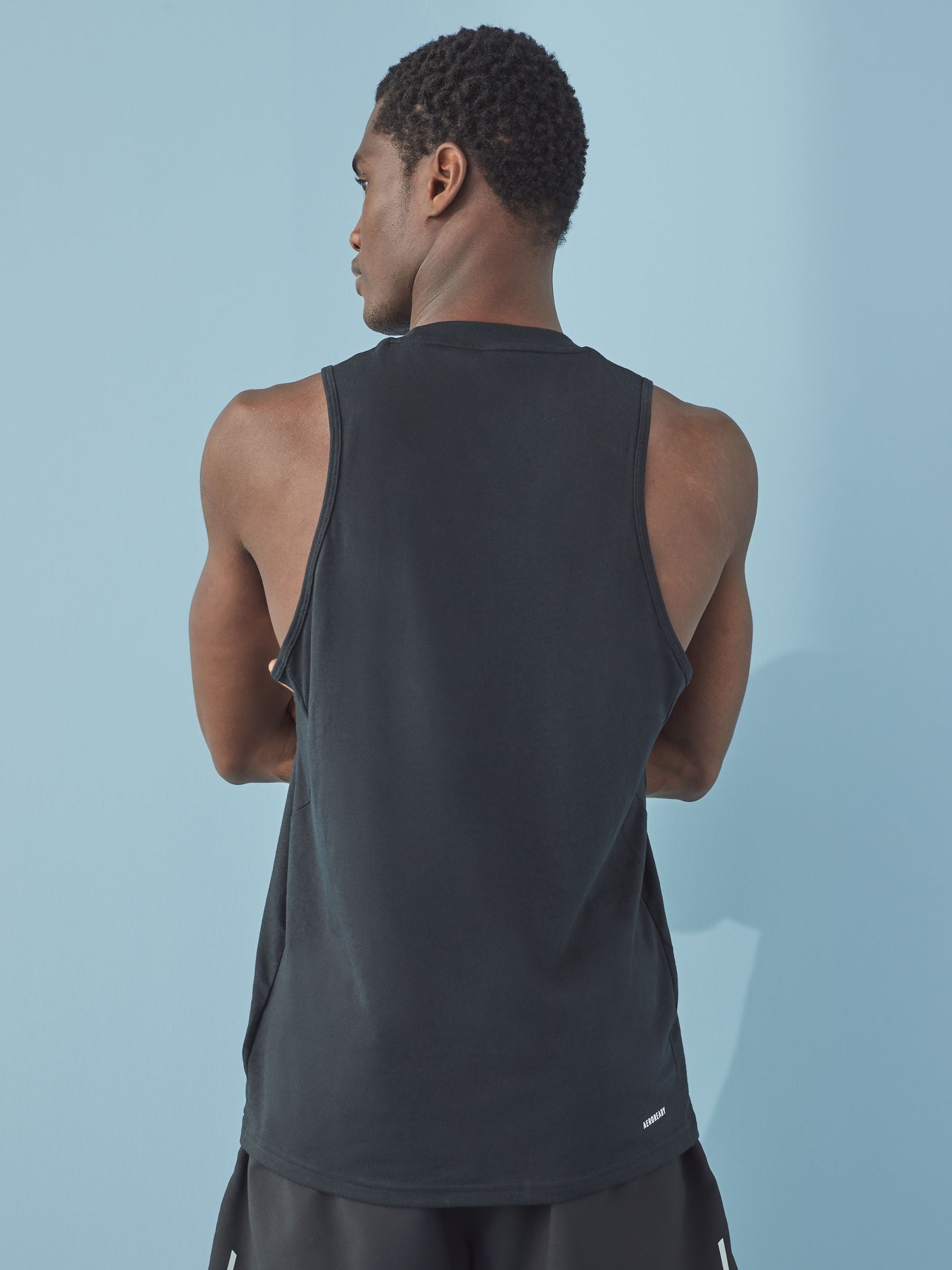 Zwart - adidas Train Essentials Feelready trainingshemd