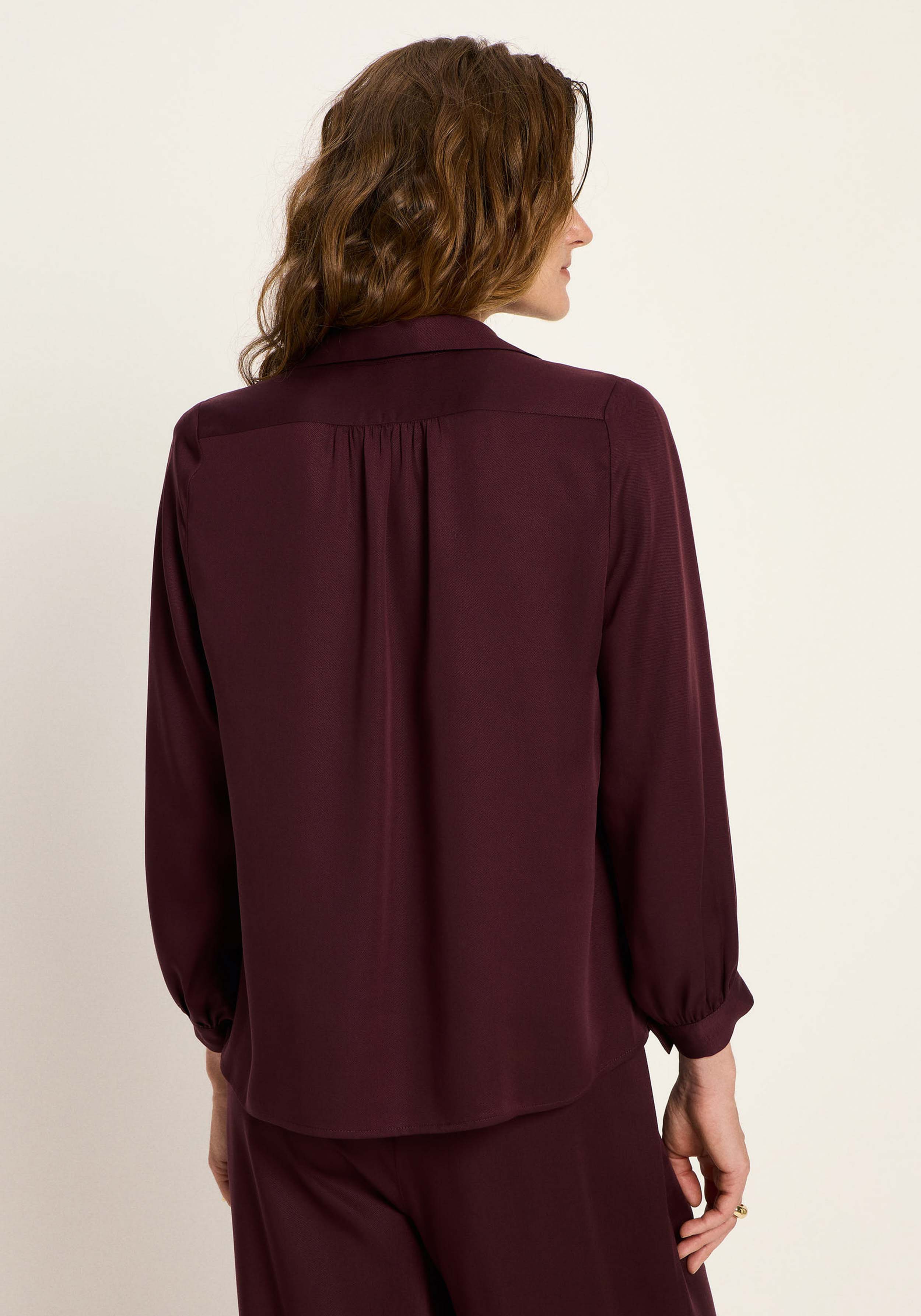 Lanius Hemdbluse Bordeaux