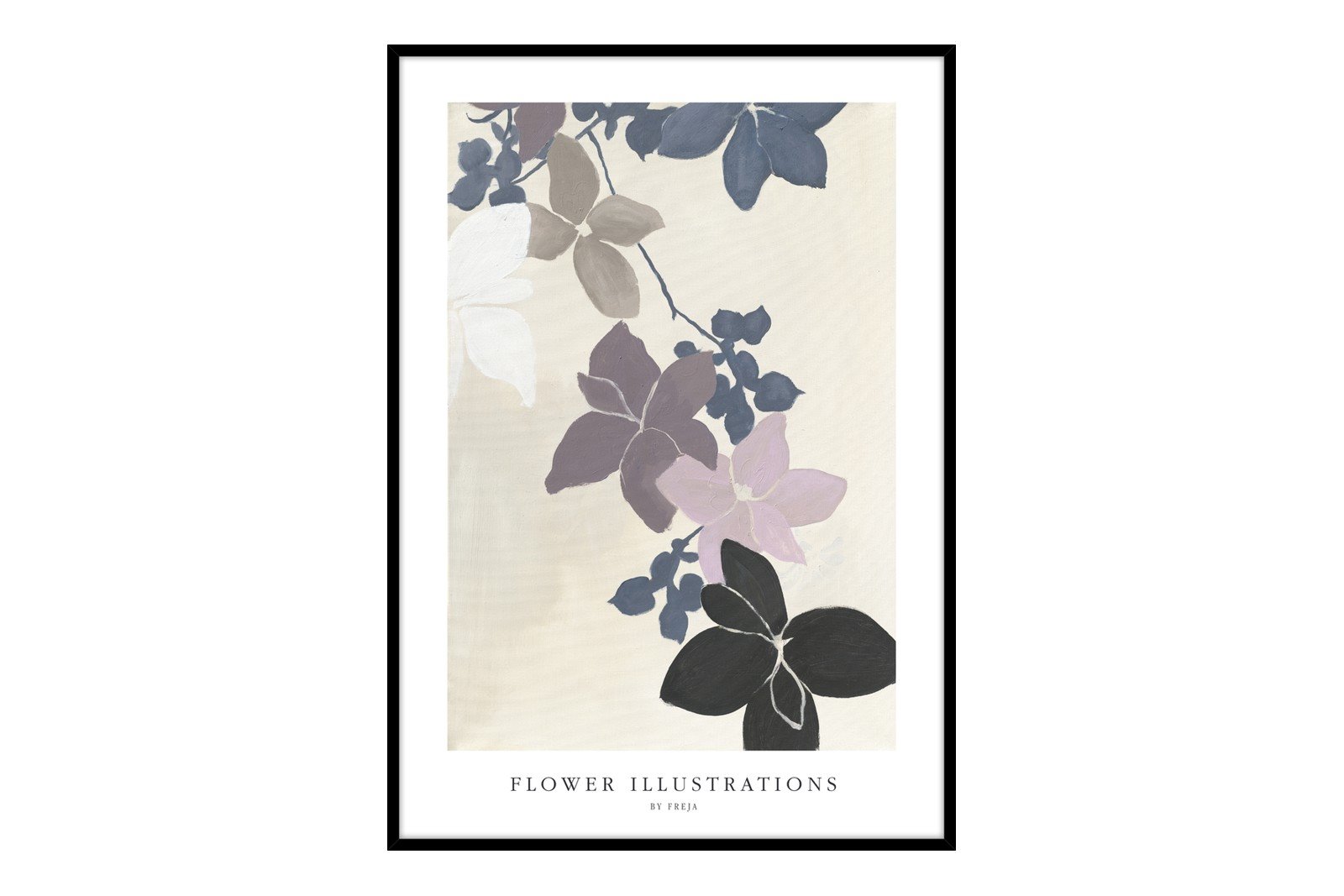 The Scent Of Flower 50x70 cm Black Frame