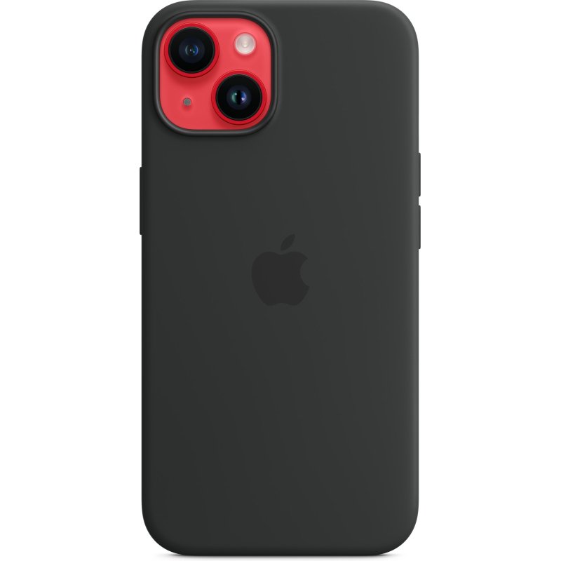 Apple Coque en silicone avec MagSafe pour iPhone 14 - Minuit