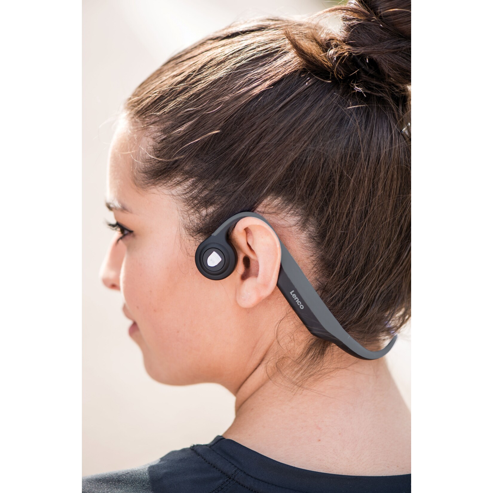 Lenco HBC-200GY Bone Conduction Bluetooth Headphone