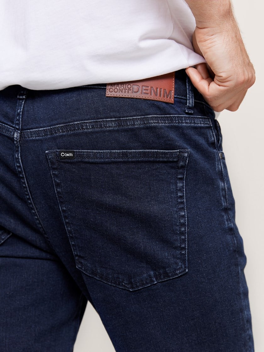 Steve blue stretch jeans Stonewashed