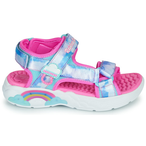 Skechers - RAINBOW RACER Plata / Rosa