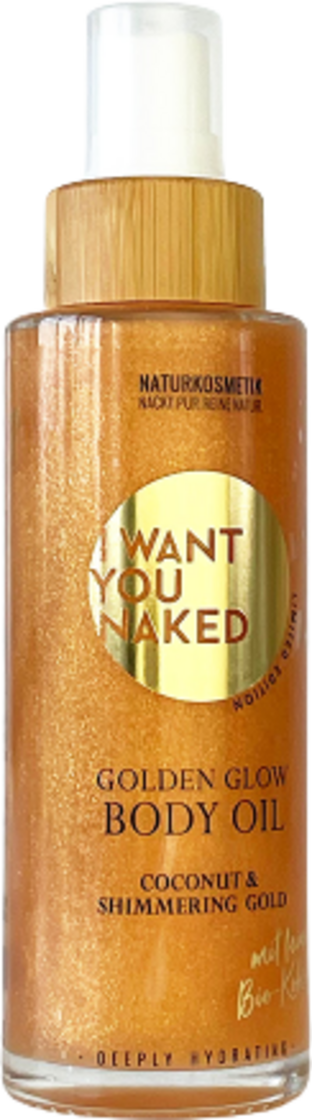 I WANT YOU NAKED  Golden Glow Body Oil, 100 ml
