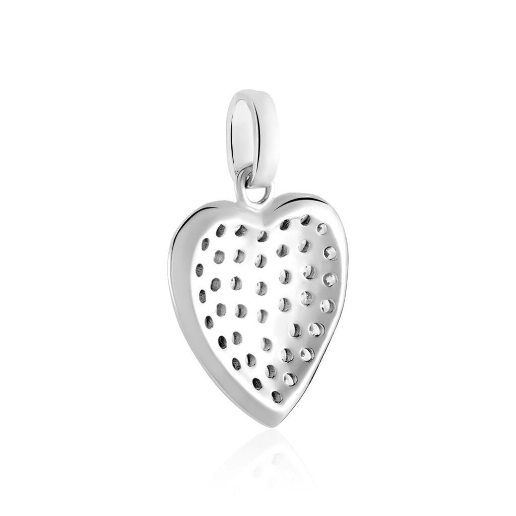 Pendentif Amelot Argent Blanc Oxyde De Zirconium