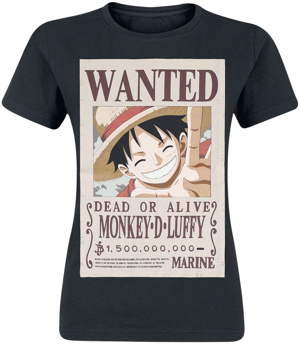 Wanted | One Piece T-Shirt Manches courtes