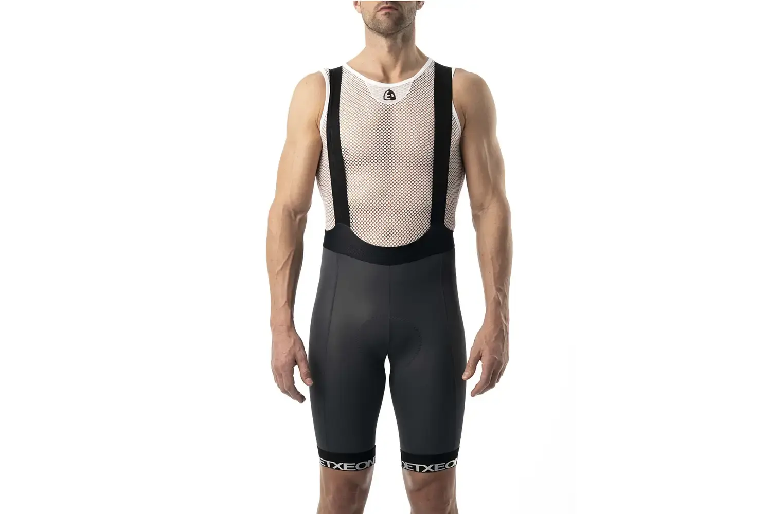 Etxeondo Olimpico Fietsbroek Kort Grijs Heren
