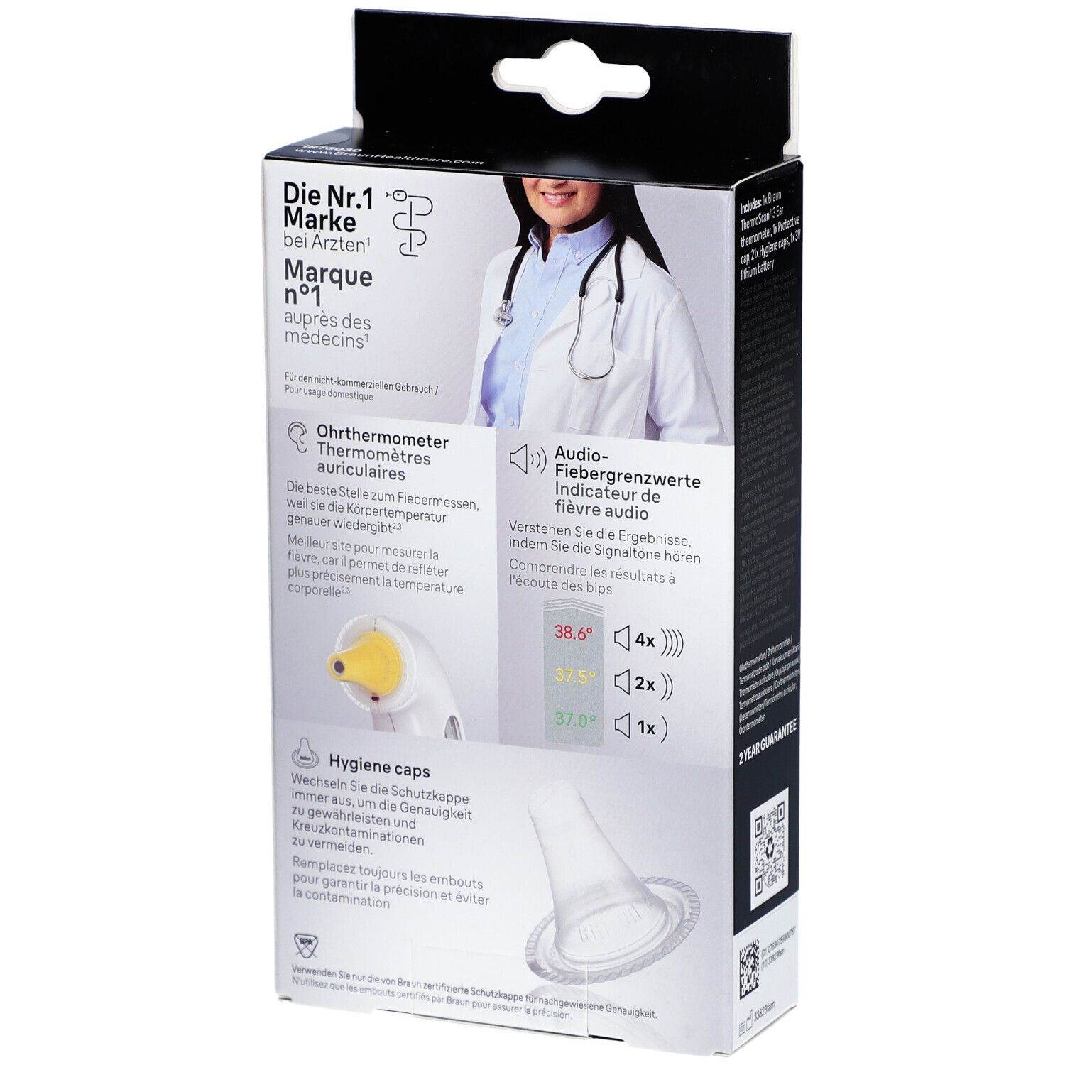 Braun ThermoScan® 3 Ohr-Kompaktthermometer