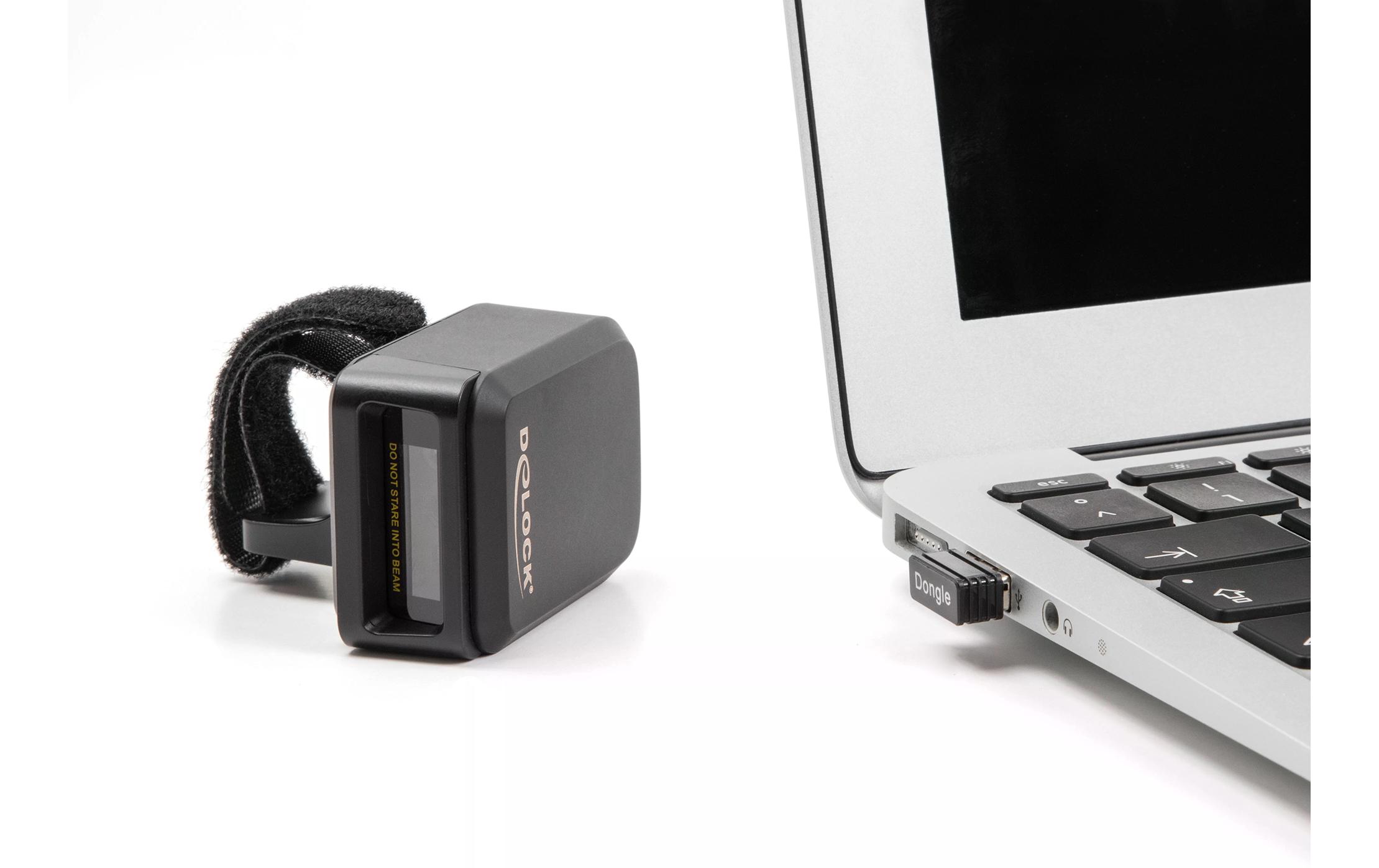 Barcode Scanner 90607<br>Barcode-Scanner mit hoher Übertragungsreichweite via 2.4 GHz oder Bluetooth