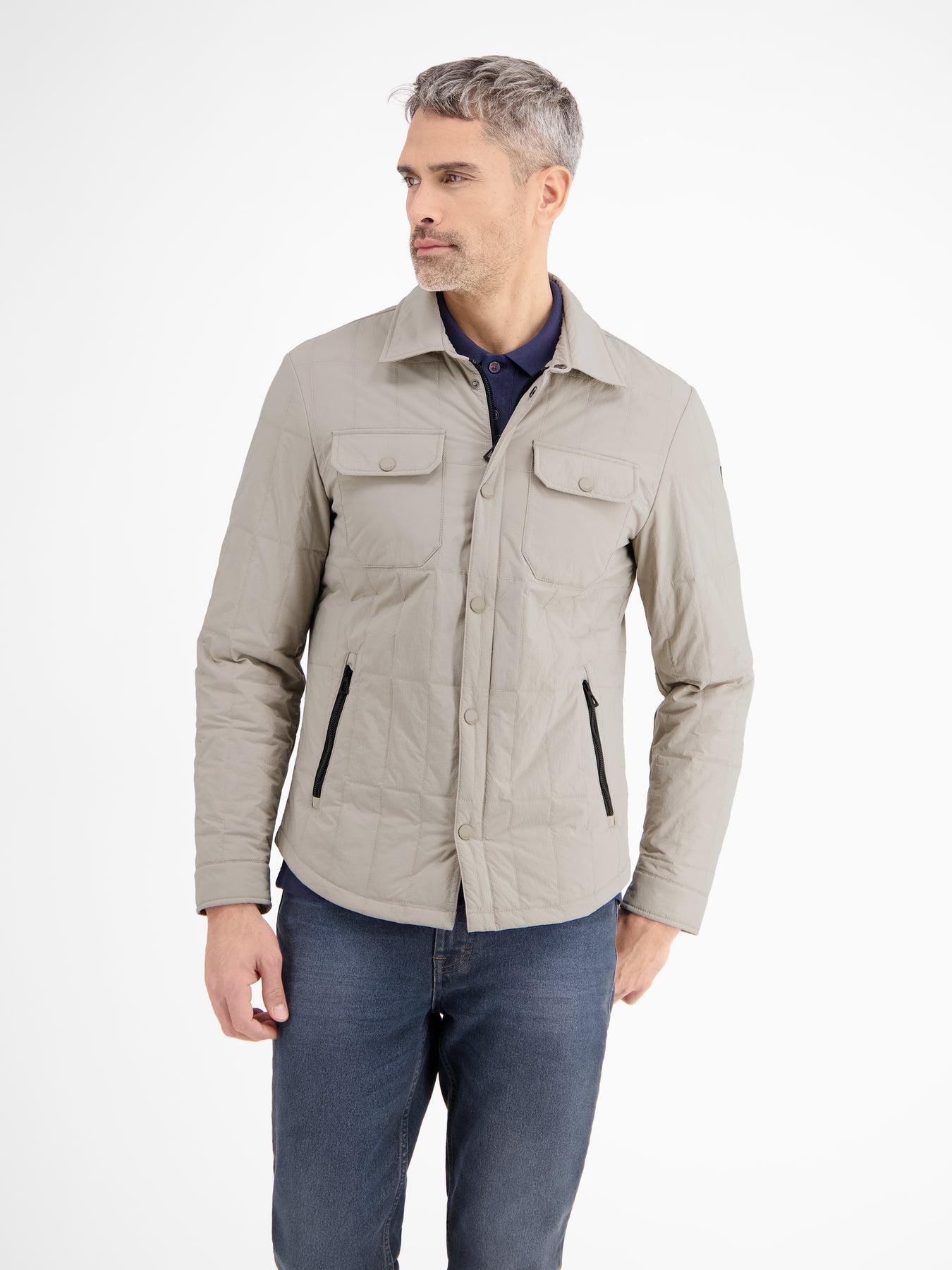 Overshirt-Jacke, leicht gefüttert