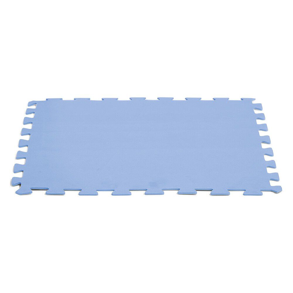 Lot de 8 dalles de protection 50x50 bleu