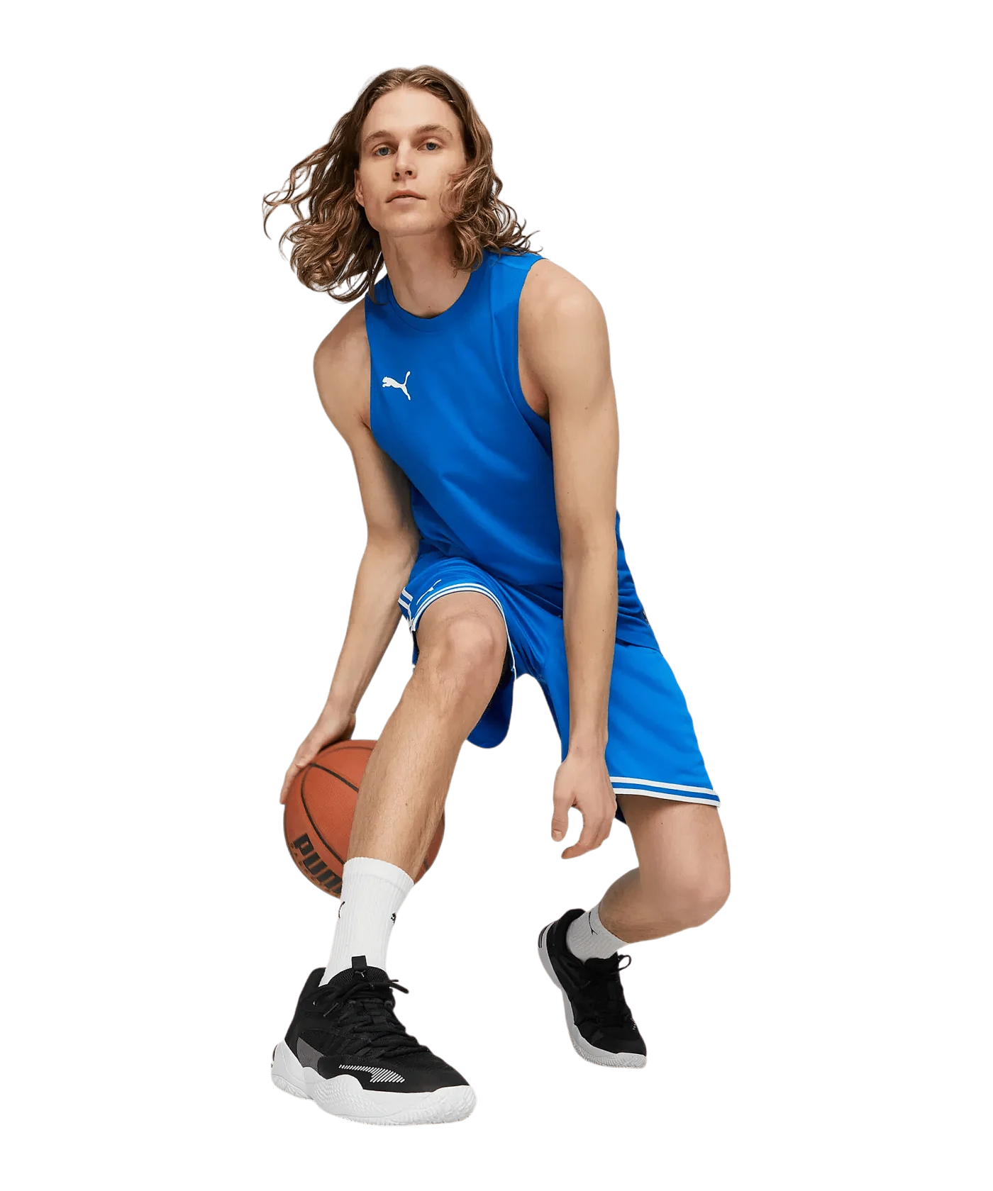 PUMA Hoops Team Drycell Tanktop Blau F07