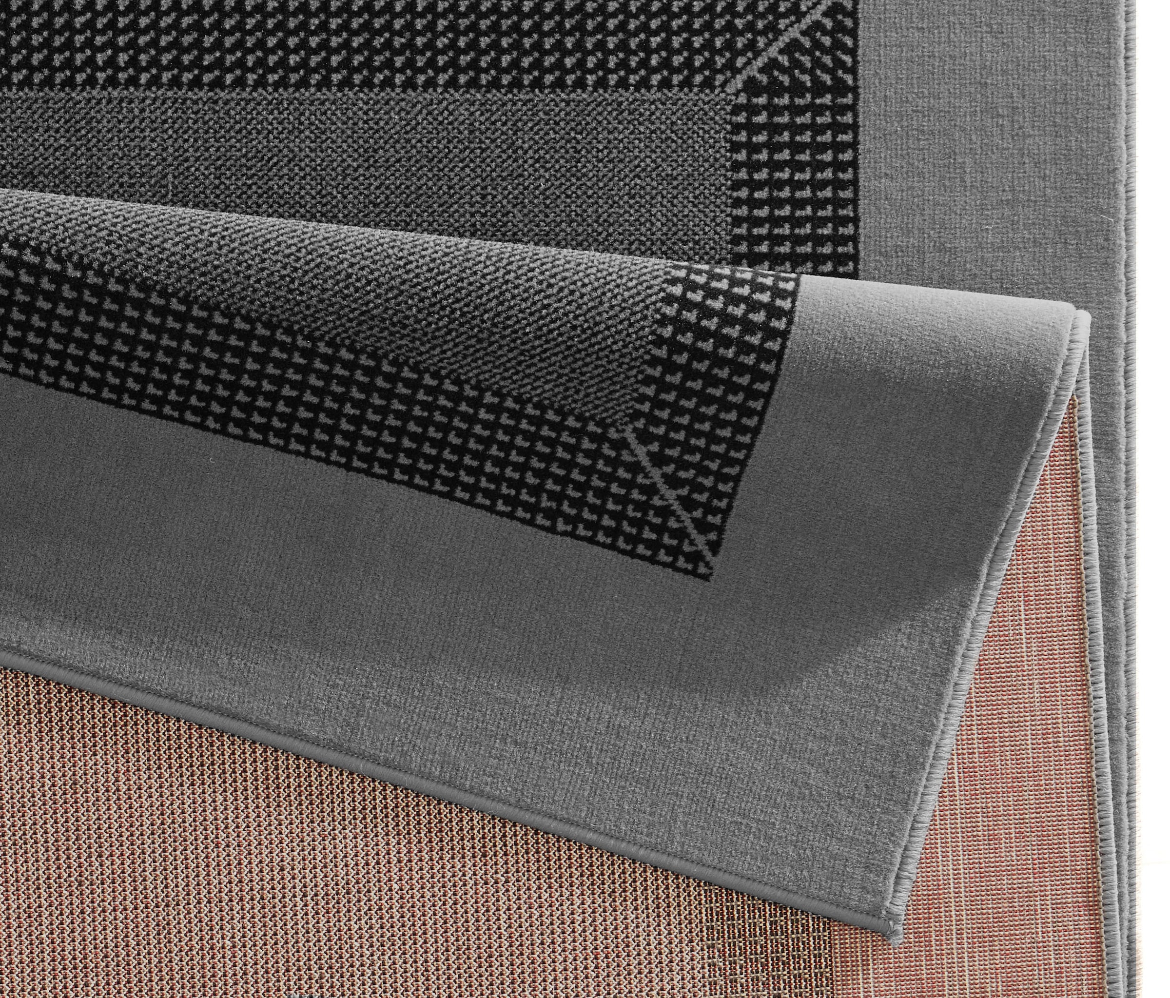 HANSE Home Teppich »Band« rechteckig 9 mm Höhe Kurzflor, weich, Läufer Grössen, Wohnzimmer, Schlafzimmer, Esszimmer