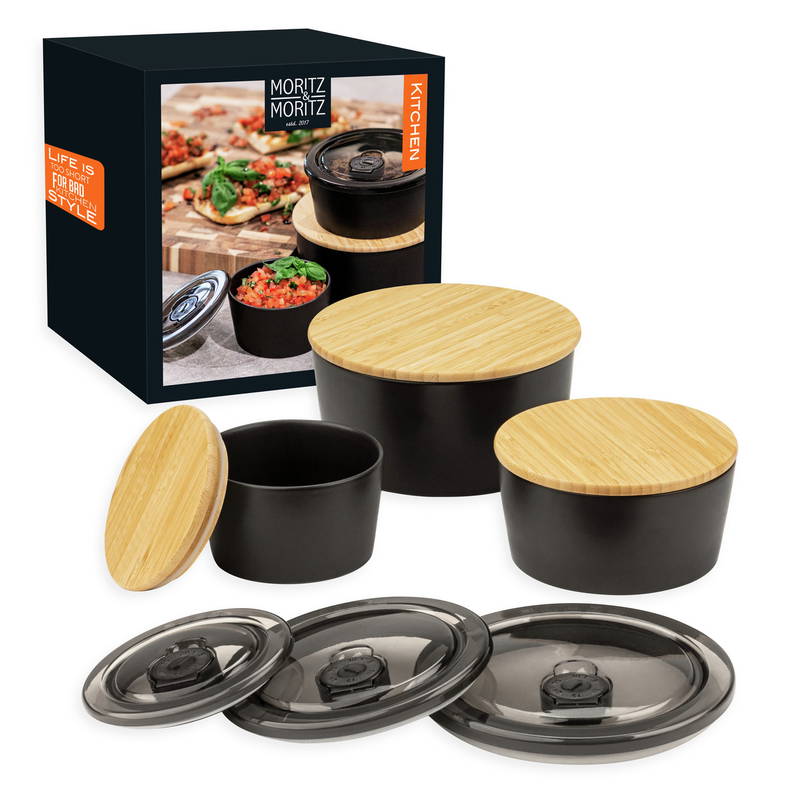 Moritz & Moritz Vorratsdosen 3 er Set inkl. 6 Deckel
