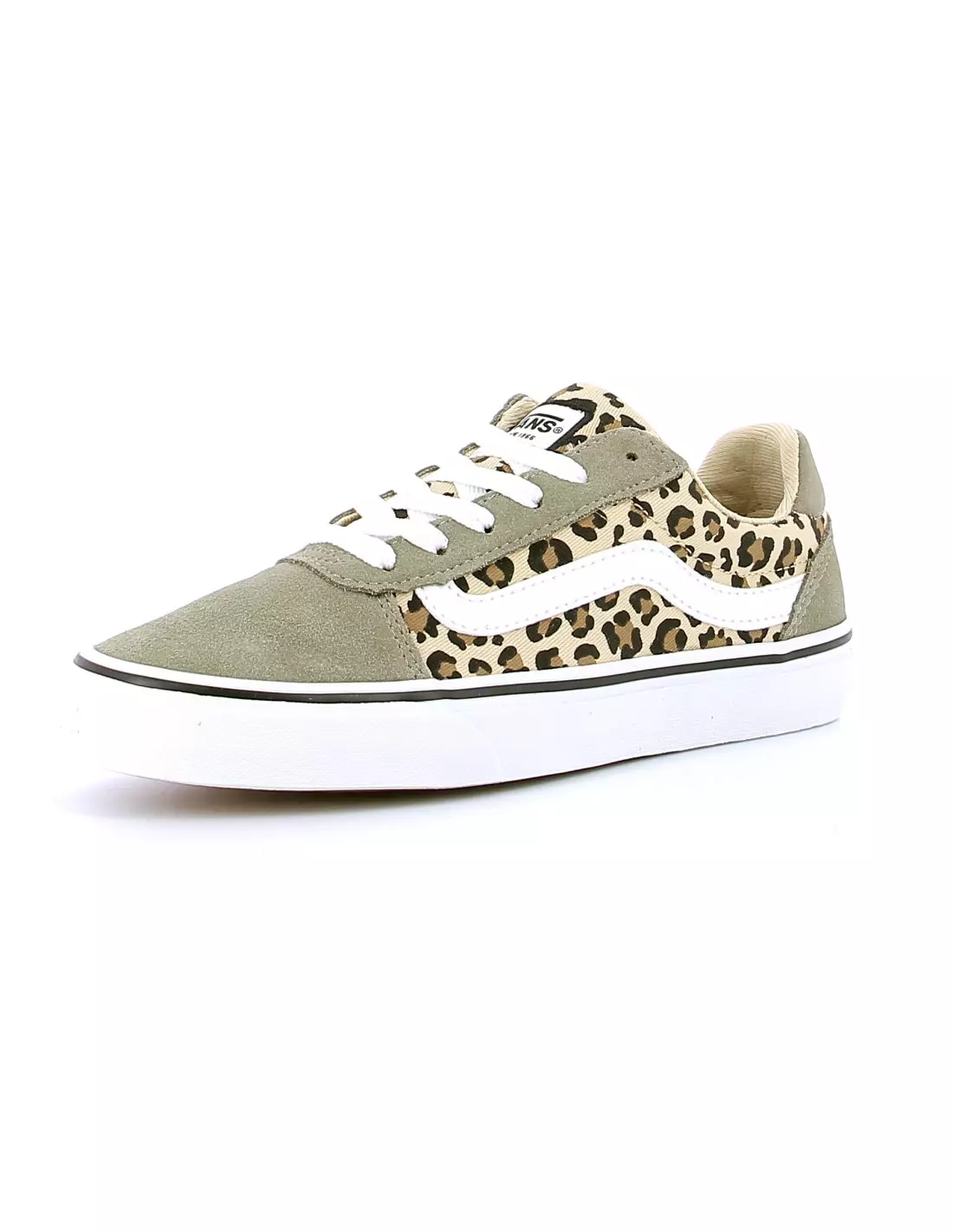 VANS WARD DELUXE ANIMAL TWILL - Baskets BROWN/WHITE