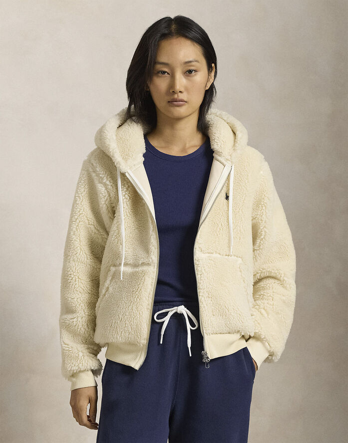 Polo Ralph Lauren HI PILE FLEECE-LSL-FUZ Winter cream
