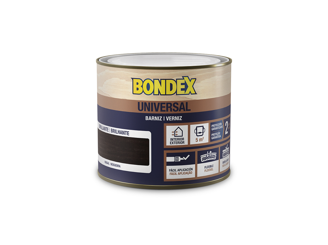 VERNIZ BONDEX UNIVERSAL NOGUEIRA 0.375L