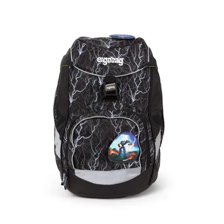ergobag PACK Schulrucksack-Set Reflex Edition Super ReflektBär Glow, 6-teilig