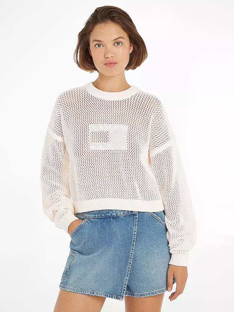 TOMMY JEANS Pullover  creme