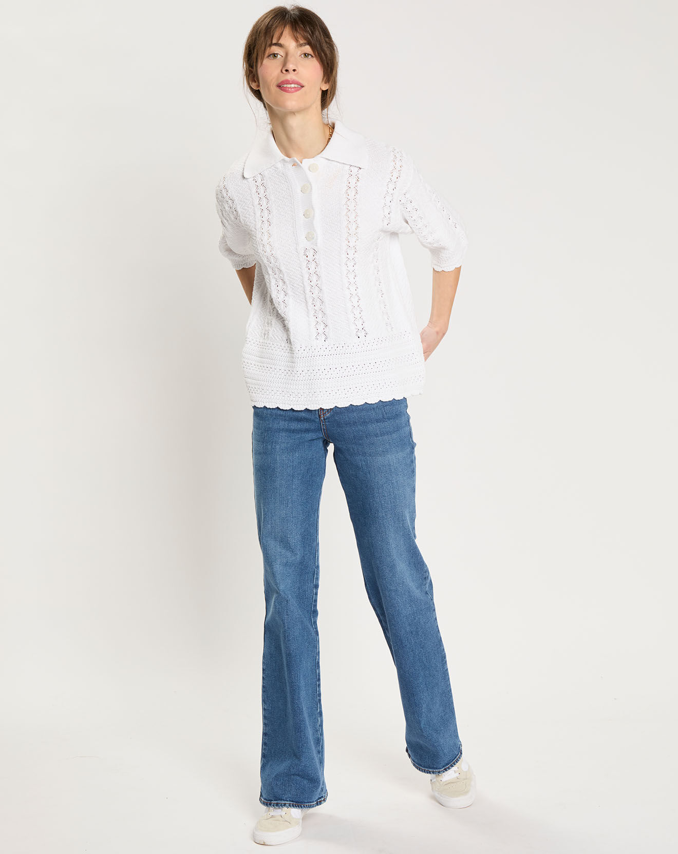 Zapa Jean Jflare stone