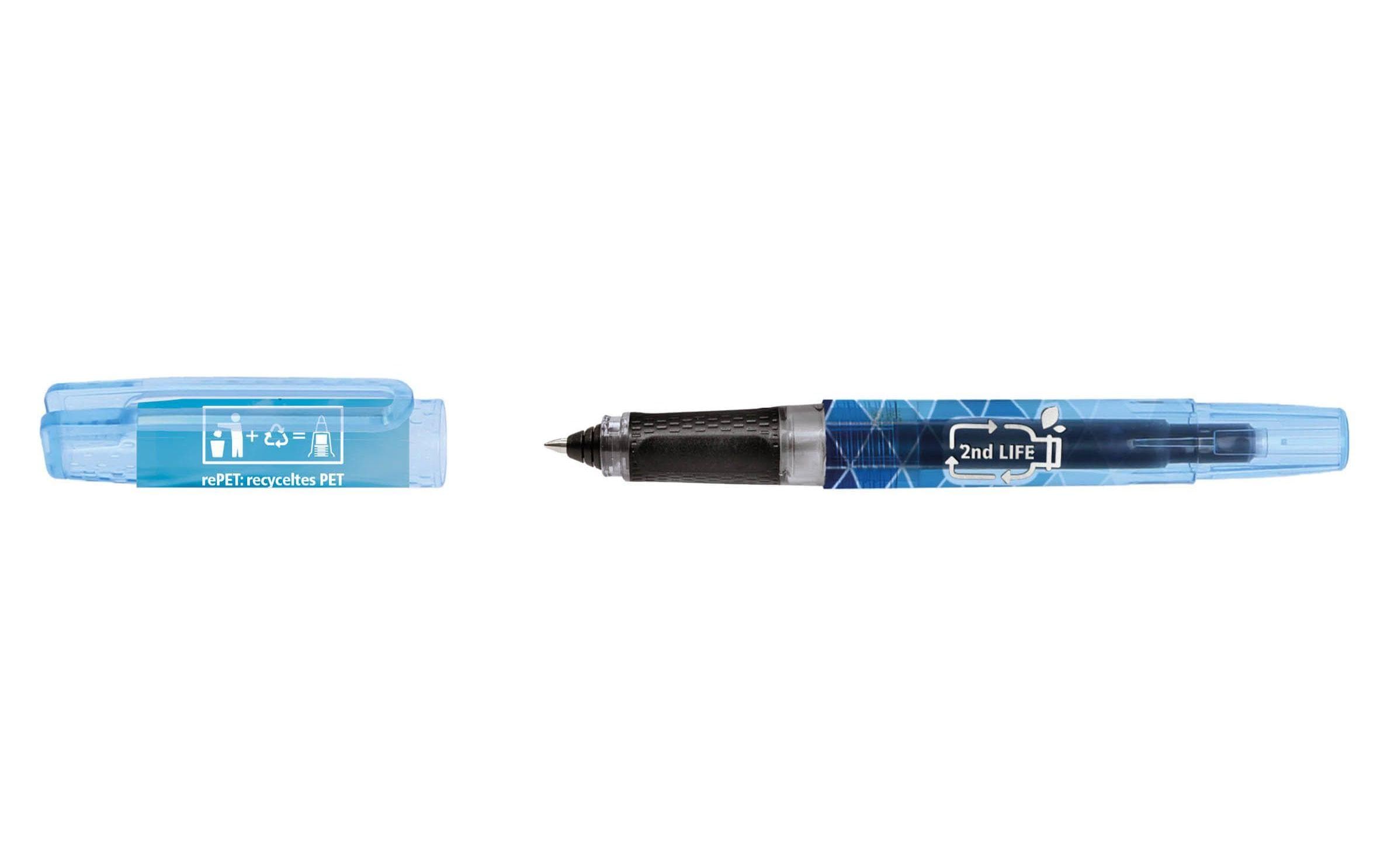Tintenroller 2nd Life 0.7 mm, BlauRollerball aus recyceltem Material