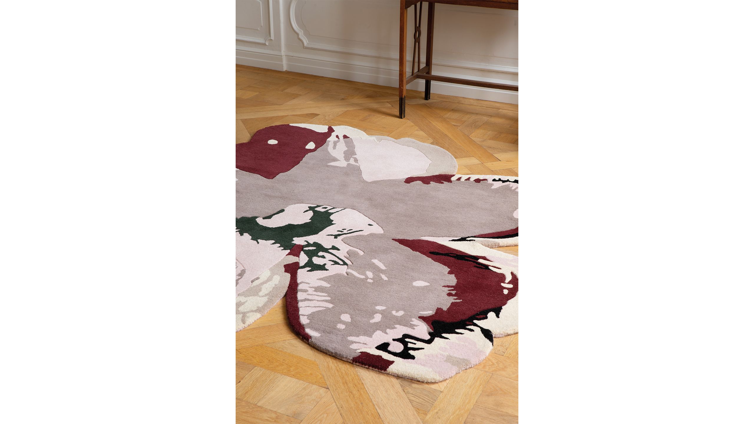 Vloerkleed Shaped Burgundy 162303 Magnolia