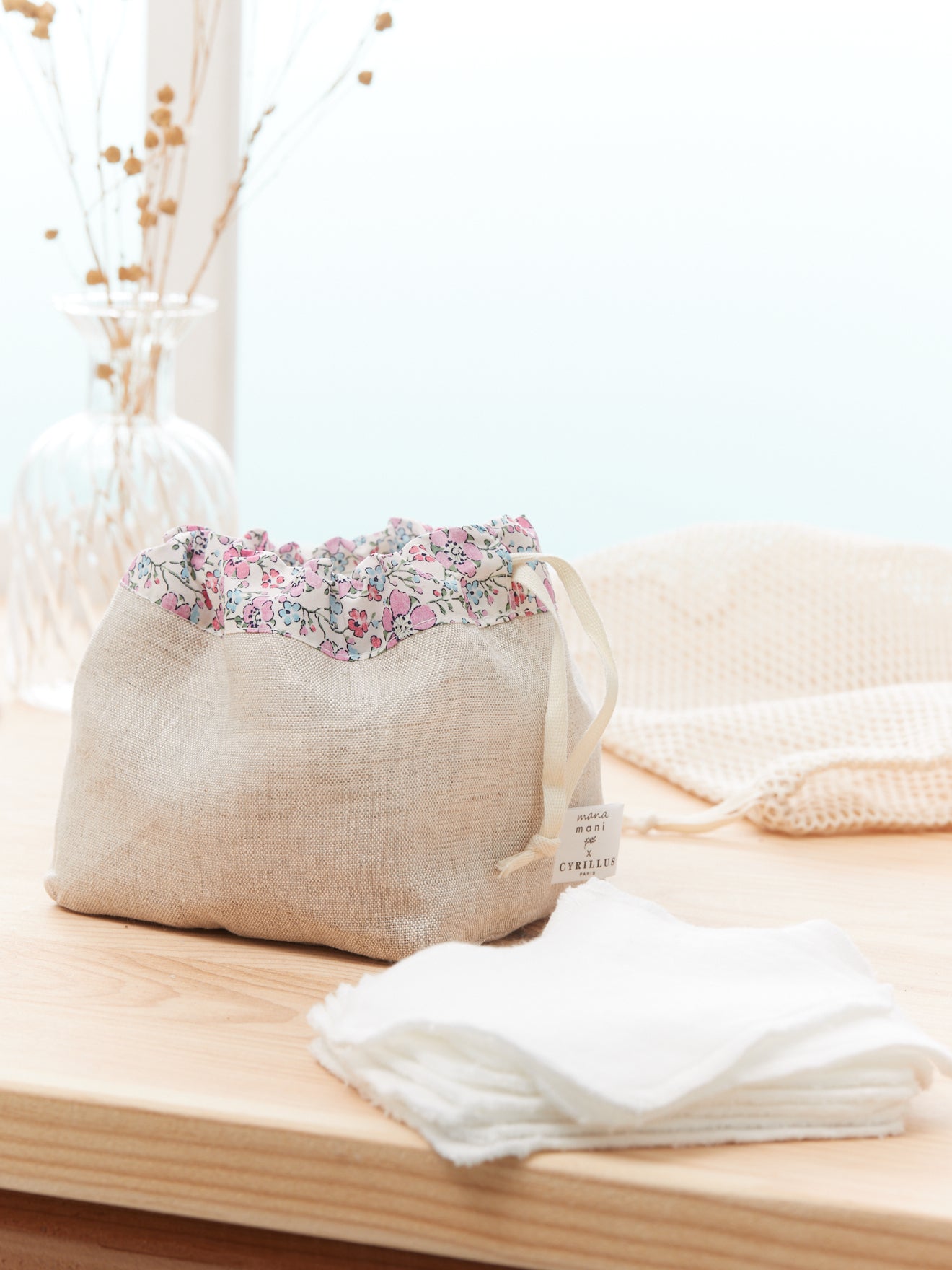 Kit lingettes lavables Bébé - ManaMani X Cyrillus