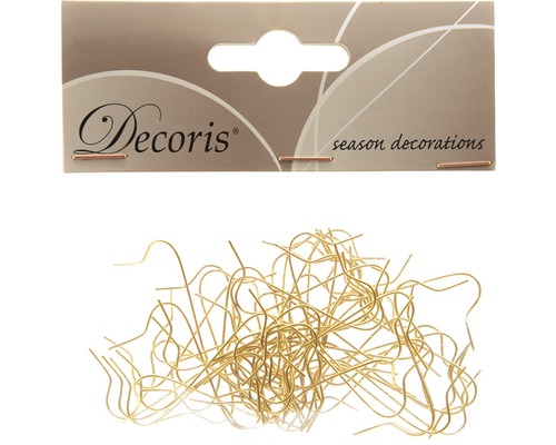 Gouden draadhangers, 50 stuks.