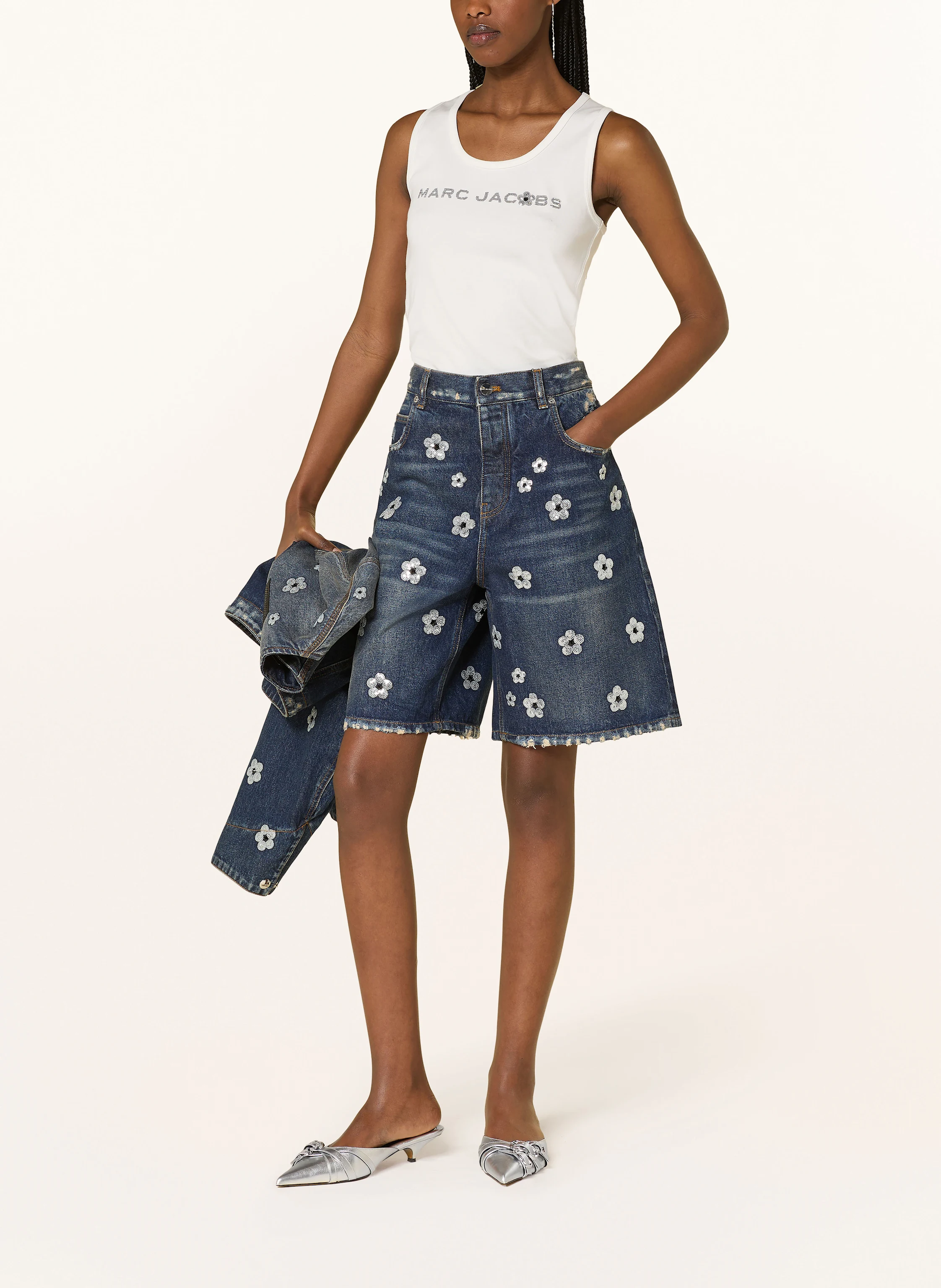 MARC JACOBS Top DAISY mit Pailletten
