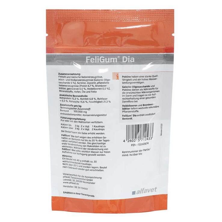 Feligum Dia Kaudrops für Katzen, 40 g